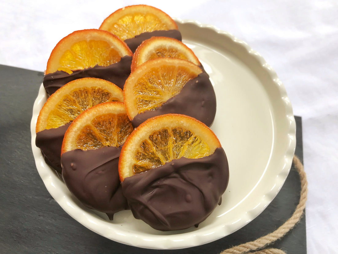 Chocolate Dipped Glace Oranges Recipe